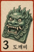 한국 수묵화형 조커 3피